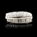 Platinum 1.26ctw Diamond Ring