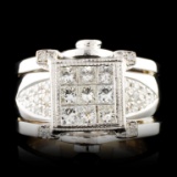 14K Gold 1.19ctw Diamond Ring