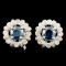 18K Gold 1.67ctw Diamond Earrings