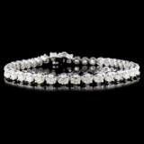 14K Gold 7.00ctw Diamond Bracelet