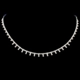 14K Gold 2.58ctw Diamond Necklace