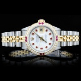 Rolex YG/SS DateJust 1.00ct Diamond Ladies Watch