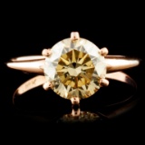 14K Gold 1.70ctw Solitaire Diamond Ring