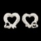 18K Gold 0.16ctw Diamond Earrings