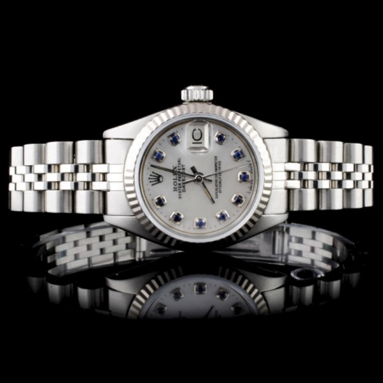 Rolex Stainless Steel DateJust Ladies Wristwatch
