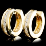 14K Gold 0.50ctw Diamond Earrings