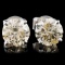 14K Gold 2.42ctw Stud Earrings