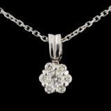 14K Gold 0.23ctw Diamond Pendant