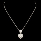 14K Gold 0.46ctw Diamond Pendant