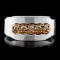 14K White Gold 0.61ct Fancy Color Diamond Ring