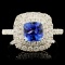 14K Gold 1.14ct Tanzanite & 0.89ctw Diamond Ring