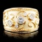 14K Gold 0.78ctw Diamond Ring