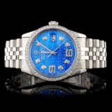 Rolex SS DateJust Diamond 36MM Wristwatch