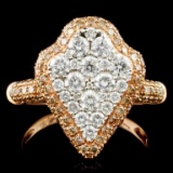 14K Gold 1.64ctw Diamond Ring