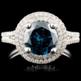 18K Gold 2.03ctw Fancy Color Diamond Ring