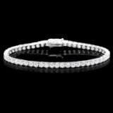 ^18k White Gold 8.00ct Diamond Bracelet
