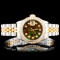 Rolex YG/SS DateJust Ladies Diamond Wristwatch