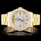 Rolex 18K YG Presidential Diamond Wristwatc