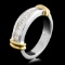 18K TT Gold 0.65ctw Diamond Ring