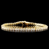 14K Gold 3.50ctw Diamond Bracelet