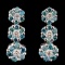 18K Gold 1.75ctw Diamond Earrings