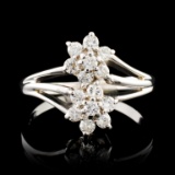 14K Gold 0.62ctw Diamond Ring