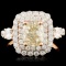 18K Gold 2.11ctw Diamond Ring