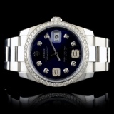 Rolex DateJust 116200 SS 1.35ct Diamond 36MM Watch