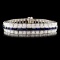 14K Gold 6.05ctw Sapphire & 2.25ctw Diamond Bracel