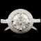 18K Gold 1.40ctw Diamond Ring