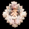 14K Gold 15.10ct Morganite & 2.18ctw Diamond Ring