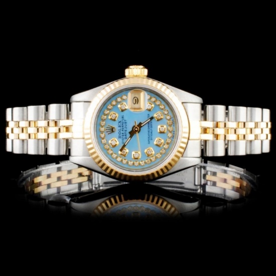 Rolex YG/SS Oyster DateJust Ladies Wristwatch