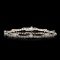 14K Gold 0.92ctw Diamond Bracelet