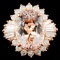 14K Gold 7.00ct Morganite & 1.19ctw Diamond Ring