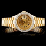 Rolex Presidential Diamond Ladies Watch