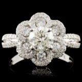 18K Gold 1.73ctw Diamond Ring