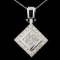 Platinum 2.61ctw Diamond Pendant