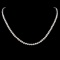18K Gold 9.20ctw Diamond Necklace