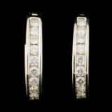 14K Gold 0.45ctw Diamond Earrings