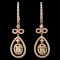18K Gold 1.48ctw Fancy Diamond Earrings