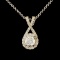 14K Gold 0.51ctw Diamond Pendant