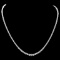 ^18k White Gold 10.00ct Diamond Necklace