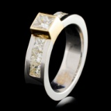 14K TT Gold 0.86ctw Diamond Ring