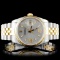 Rolex YG/SS 36MM DateJust Diamond Wristwatch