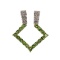 14k White Gold 0.25ct Tsavorite & 0.14ct Diamond P