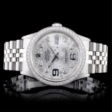 Rolex SS DateJust Diamond 36MM Wristwatch