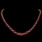 14k Gold 30.00ct Ruby & 1.50ct Diamond Necklace