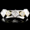 18K TT Gold 0.60ctw Diamond Ring