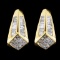 18K Yellow Gold 2.32ctw Diamond Earrings