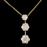 14K Gold 2.10ctw Diamond Necklace